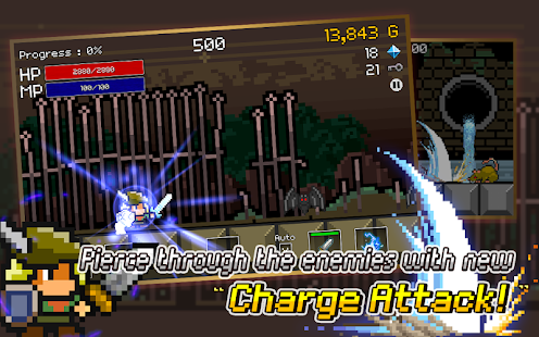 Buff Knight Advanced: لقطة شاشة لـ Idle RPG