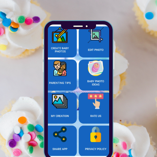 Android application Baby Month Photo Story Maker screenshort