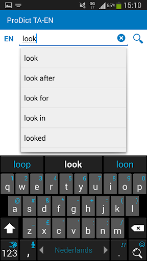 Android application Tamili - English dictionary screenshort
