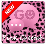 Pink Cheetah GO SMS Theme icon