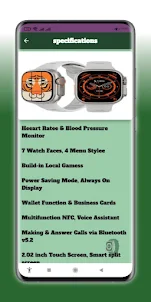 HS8 Ultra Smart Watch Guide