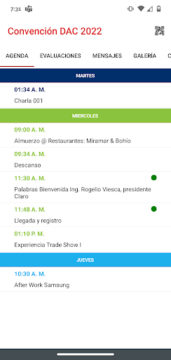 DAC APP Screen 2