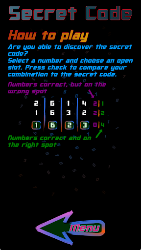 Secret Code Screen 2