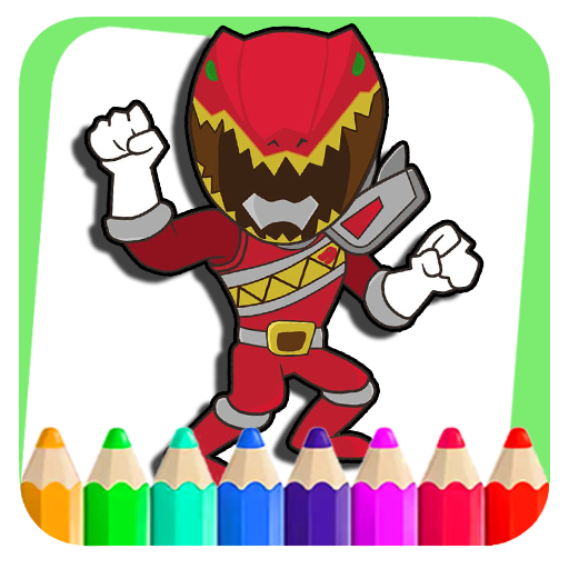 Super Rangers Coloring Book logo