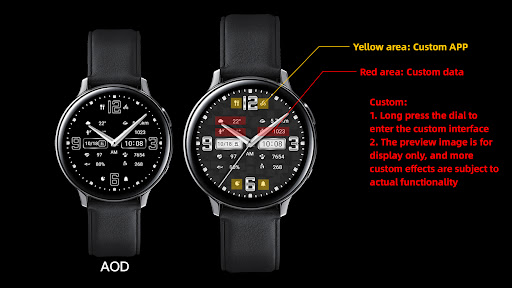 Dark texture quartz For WearOS Screenshot 1 - AppWisp.com