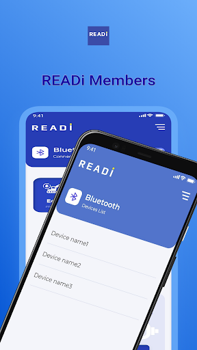 Android application READi Members screenshort