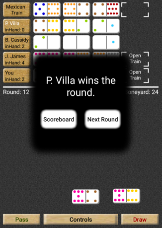 Mexican Train Dominoes Screen 3