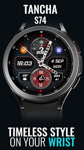 Android application Tancha S74 Hybrid Watch Face screenshort