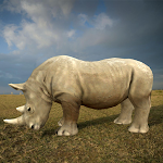 Cover Image of Descargar Familia de rinocerontes salvajes Simulador de la jungla  APK
