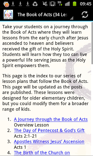 Sunday School Lessons Screen 2