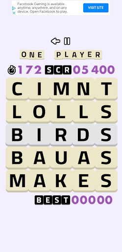 Android application chancleta - a fun word game screenshort