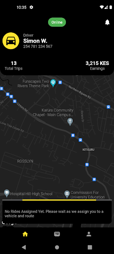 Android application Zidallie for Drivers screenshort