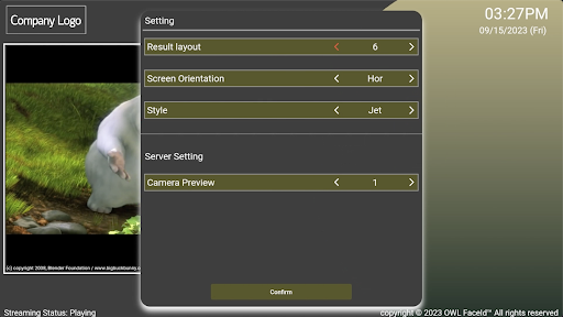 Caio Face: Quick Check-In. Screen 2