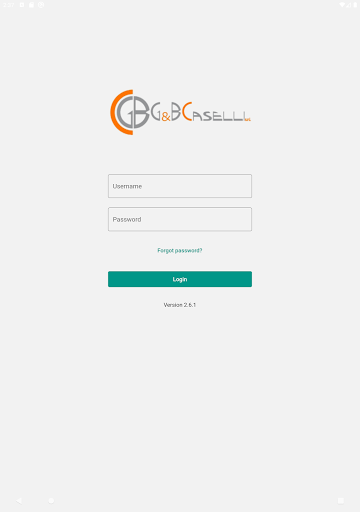 Android application G&B Caselli B2B screenshort