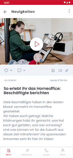 Rayher Mitarbeiter-App Screen 2