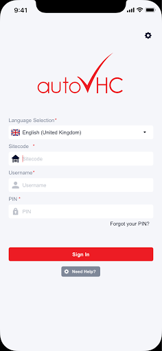 Android application autoVHC screenshort