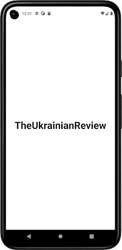 Android application TheUkrainianReview screenshort