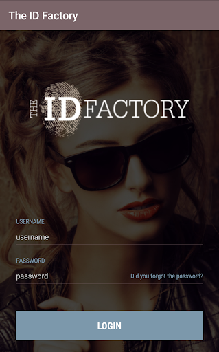 Android application The ID Factory screenshort