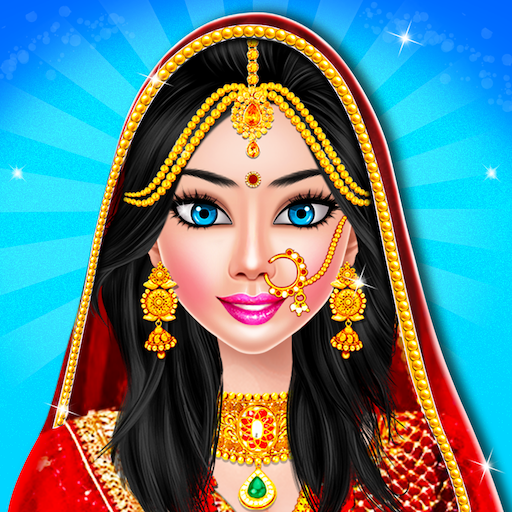Indian Bride Wedding Dress Up logo