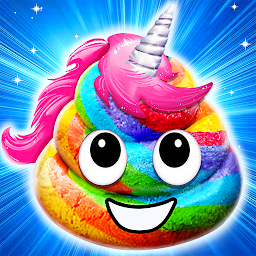 「Unicorn Rainbow Poop Cookies」圖示圖片
