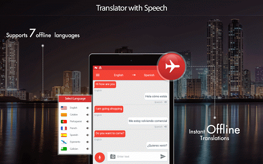 Screenshot of Translator With Speech