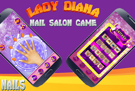 Lady Diana Nail Salon Game