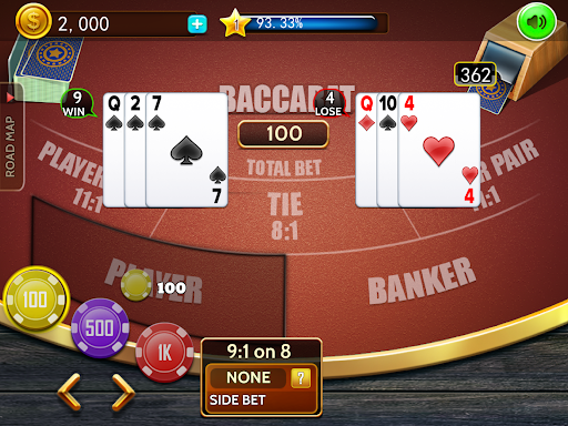 Baccarat casino offline card 15
