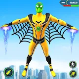 Flying Mask Rope Hero Robot Crime Gangster City icon