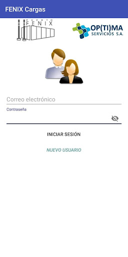 Android application Parque Logístico FENIX screenshort