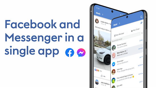 Maki: Facebook & Messenger in one tiny application Screenshot