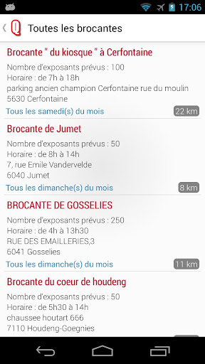 Quefaire.be - Belgique Screen 2
