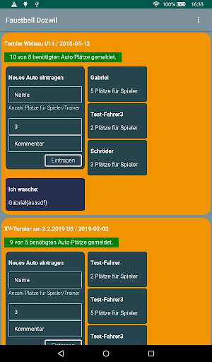 Android application Faustball Dozwil screenshort