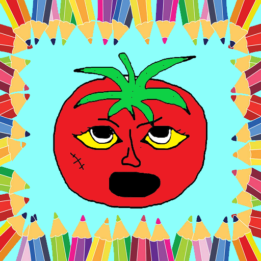 Mr Tomatos Coloring Book logo