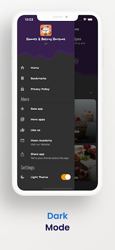 Screenshot of Sweet & Baking Recipes Offline