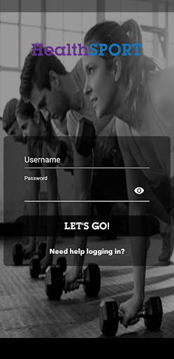 Android application HealthSPORT screenshort