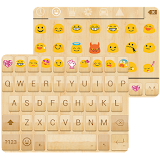 Light Wood  Wallpaper for Emoji Keyboard icon