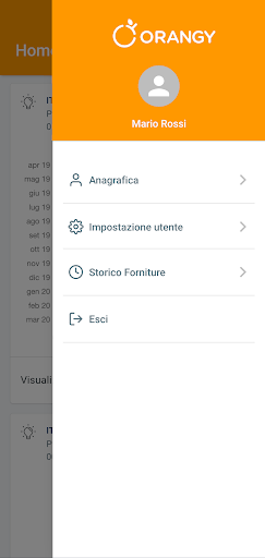 Android application Orangy screenshort