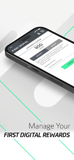 First Digital Card Mobile App Screen 2
