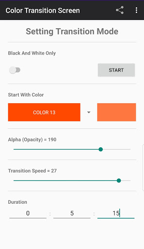 Android application Screen Flashlight - Gradient C screenshort