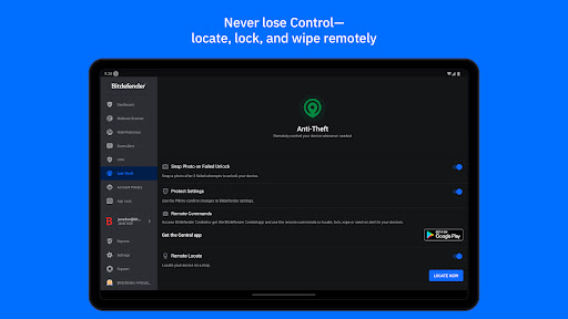 Screenshot of Bitdefender Security Antivirus