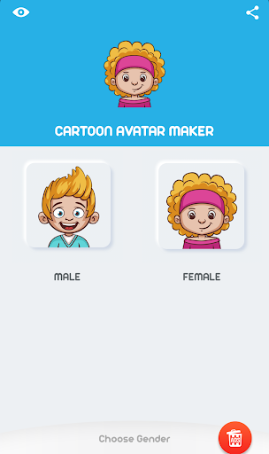 Android application Cartoon Avatar Creator Maker screenshort