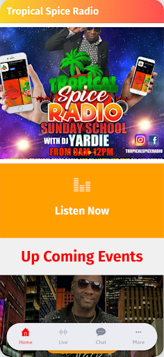 Android application Tropical Spice Radio screenshort