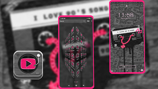 Cassette Melt Theme Screen 3