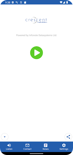 Android application Crescent Radio screenshort