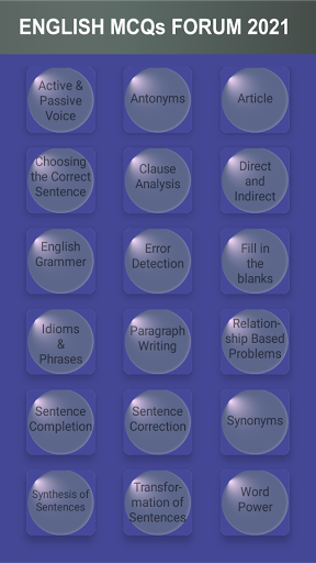 English MCQs Forum 2021