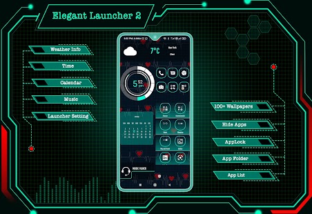 Elegant Launcher 2 - Applock Capture d'écran