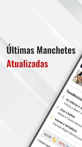 Visualização do aplicativo