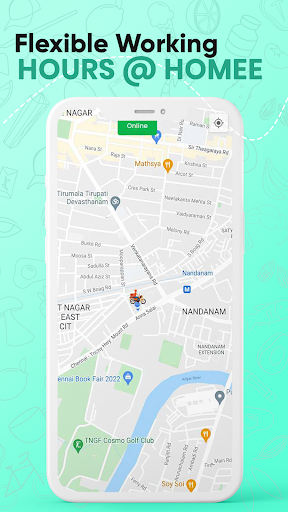 Homee Delivery Partner App Screen 3