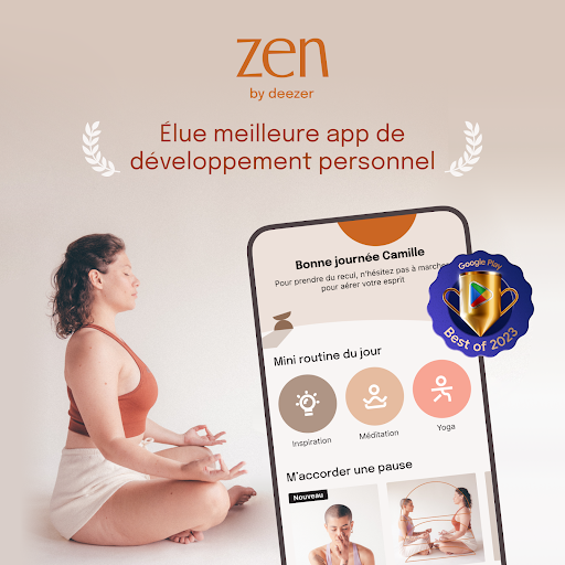 Android application Zen by deezer - Sommeil, Yoga screenshort