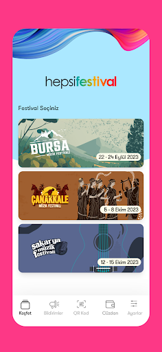 Android application Hepsifestival screenshort